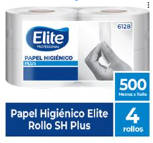 PAPEL HIGIÉNICO ELITE JUMBO SH EXTRA BLANCO