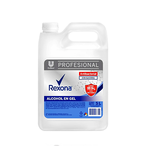 REXONA ALCOHOL EN GEL 1  X 5 LTS